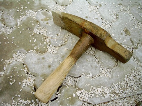 Unser seltener Pflasterhammer – seit Urgroßvaters Zeit bis heute im Einsatz
